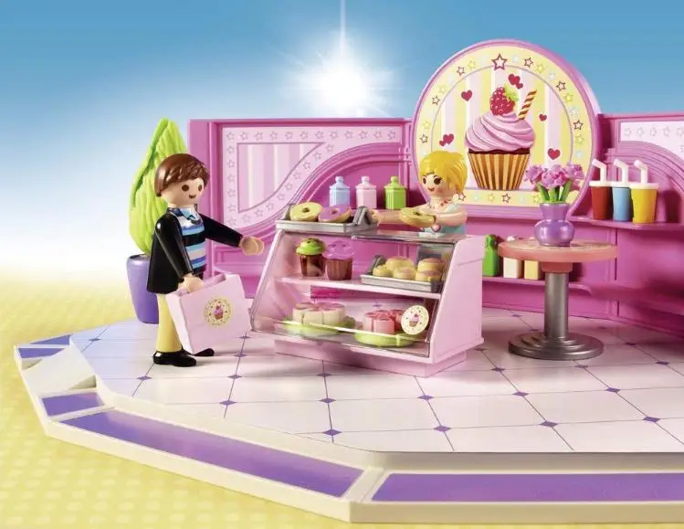 9080 высокое качество Playmobil хлебобулочных Полли Карманный строительный блок