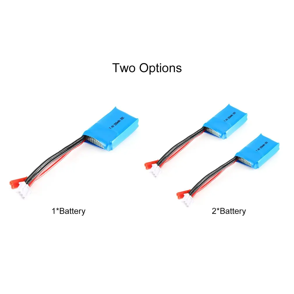 

7.4V 250mAh 25c Rechargeable Battery Lipo Battery RC Lithium Battery for Orlando Hunter 1:35 RC Climbing Car