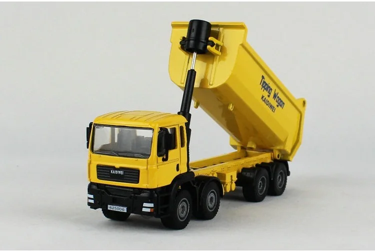 Cadeve Metal Car 1: 50 Engineering Dump Truck Model Mud Head Loader Toy Car