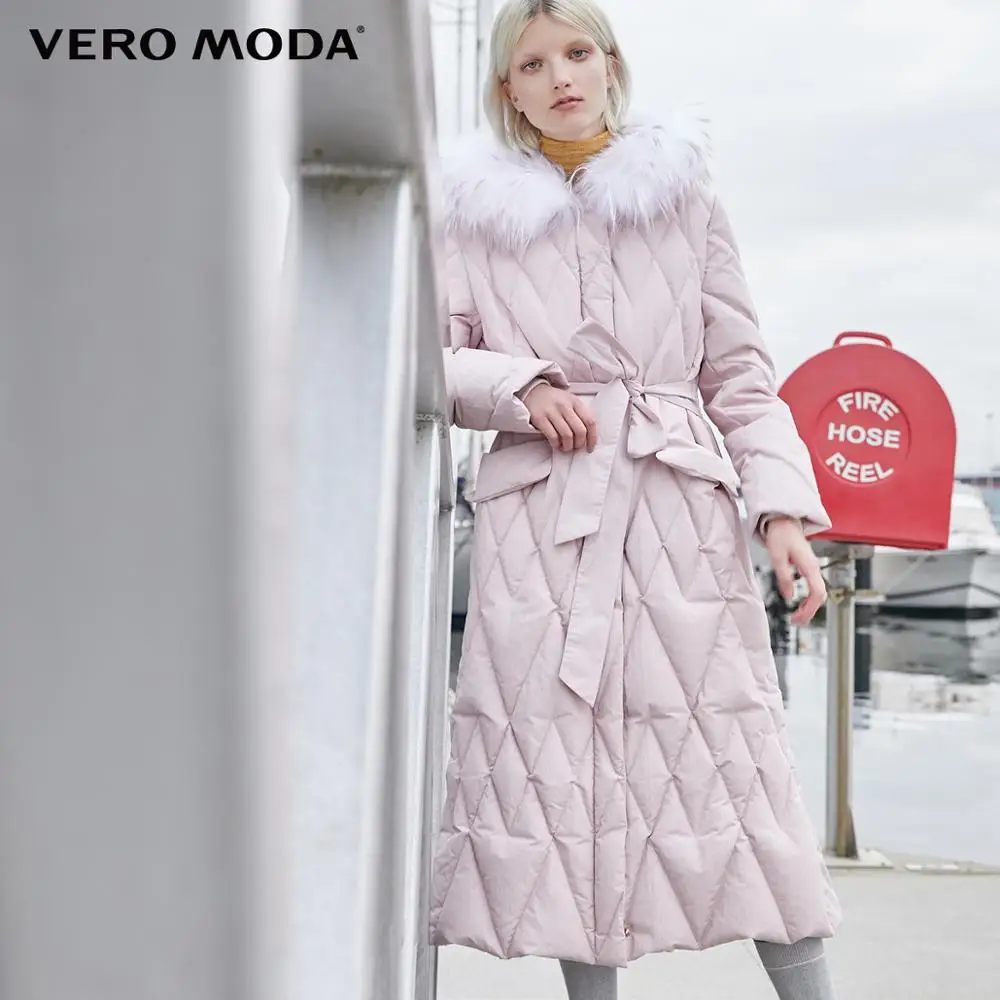 

Vero Moda Women's Long Cinched Waist Parka Coat Down Jacket | 319412515