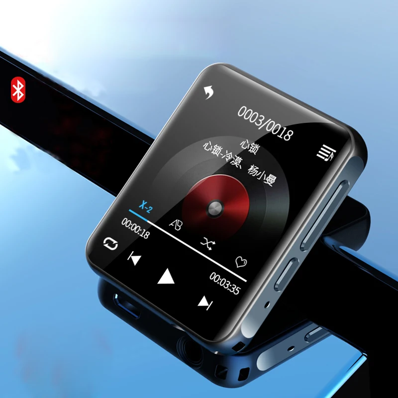 Спорт Bluetooth MP3 плеер полный сенсорный экран Поддержка HIFI маленький и портативный MP3 специально для студентов