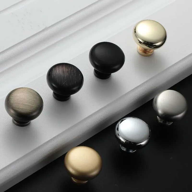 

Modern Single Hole Mini Handles Matte Black Cabinet Handle Door Drawer Minimalist Button Furniture Wardrobe Door Knobs