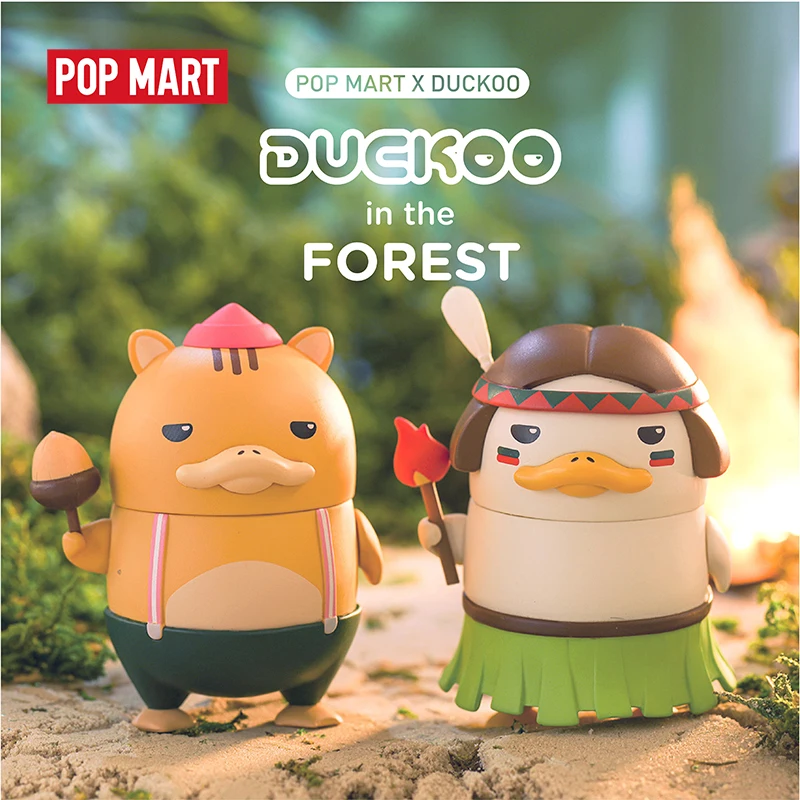 POPMART Duckoo фигурка утки в лесу глухая коробка Кукла бинарная фигурка подарок на день рождения детская игрушка