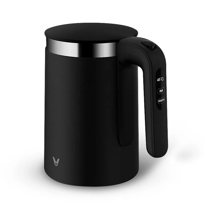 Black Xiaomi youpin постоянного Температура Электрический чайник Pro 1.5L 1800W Нержавеющая сталь VIOMI смарт-устройство для быстрой кипения Термальность чайник для воды - Цвет: Black