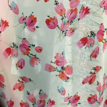 Tissus африканская ткань Au Metre цветочный принт шифон жоржет S шарфы богемное платье из высококачественных тканей