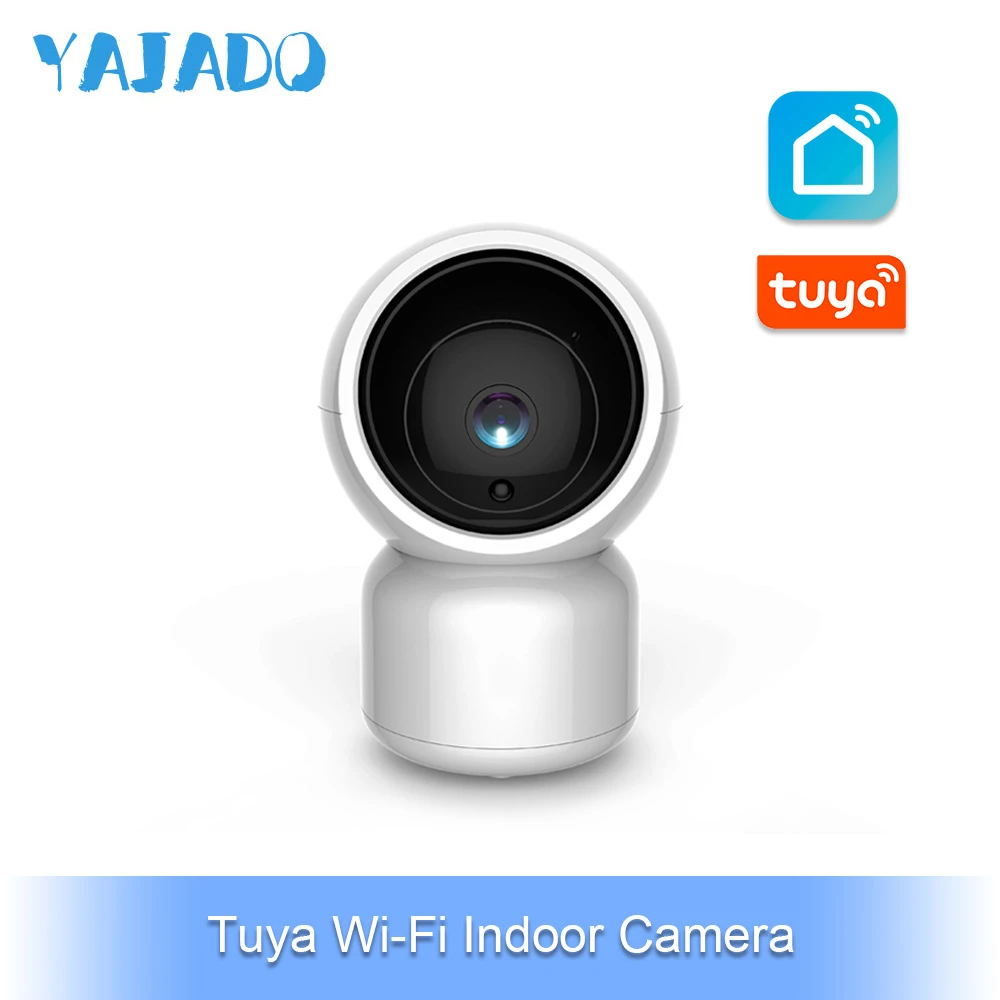 YAJADO Tuya WiFi умная IP камера 720P 1080P HD видеонаблюдения в помещении видеоняня Интерком