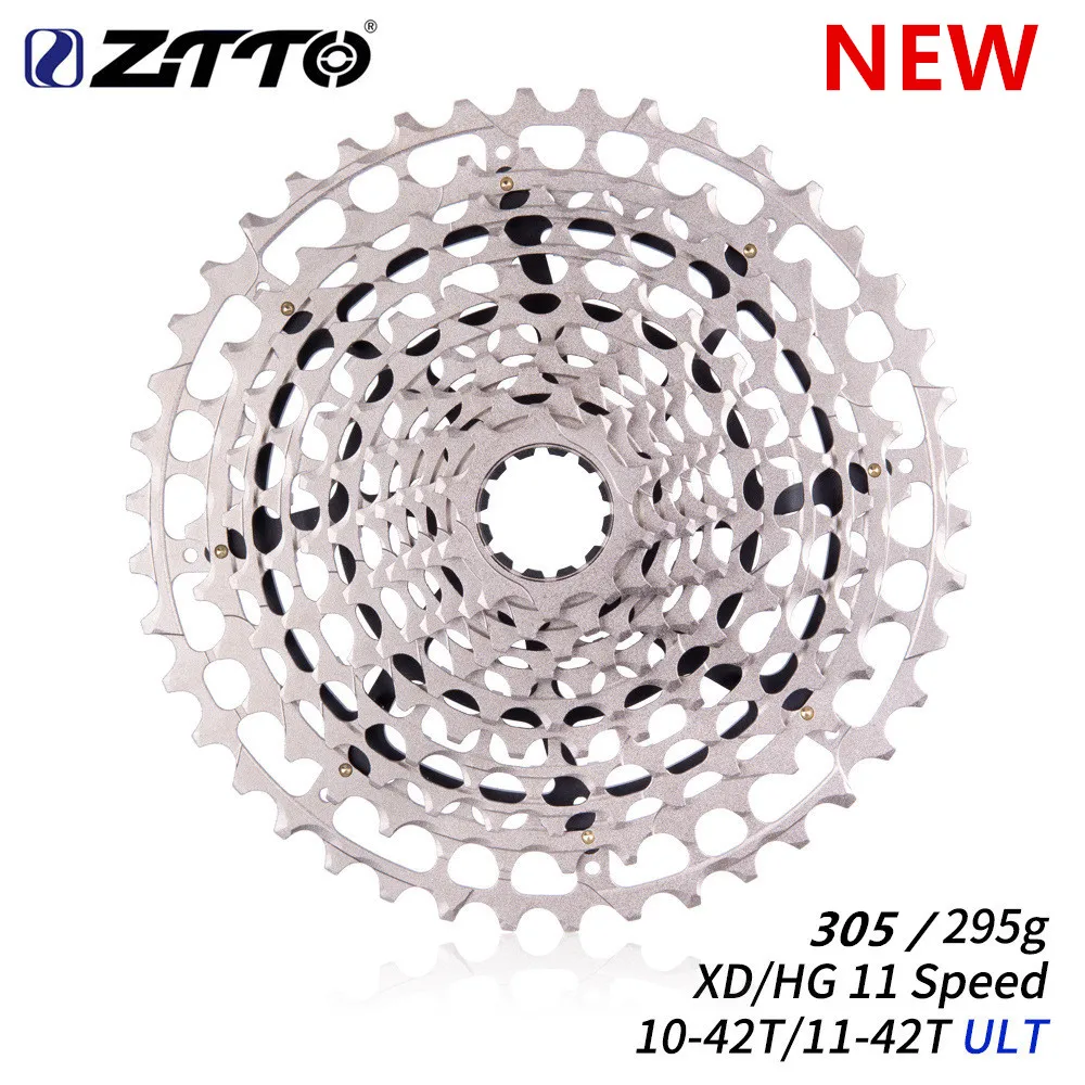 ZTTO 11Speed Bicycle Cassette Ultimate 11S XD 10-42T HG 11-42T MTB Moutain Bike Freewheel CNC Steel Sprocket for x1 xx1 m8000 xt