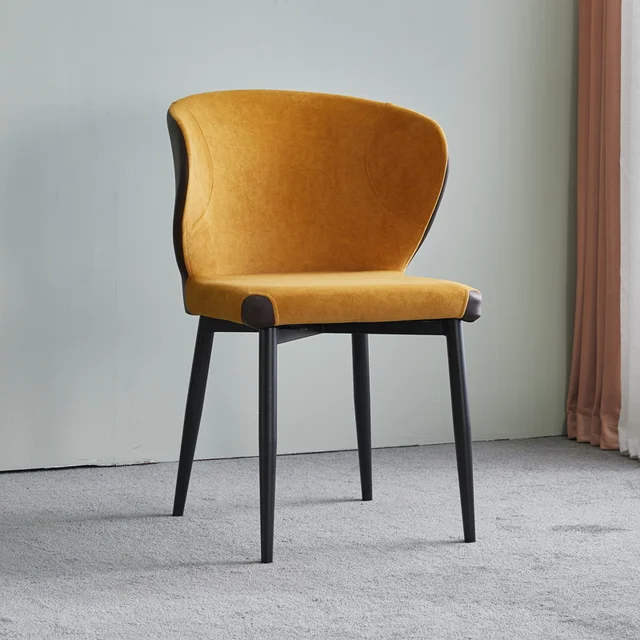 Dining Chair Nordic Fabric Make Up Hotel Dining Chairs 4 Colors Desk Chair Chaises Salle Manger кресло для отдыха as picture