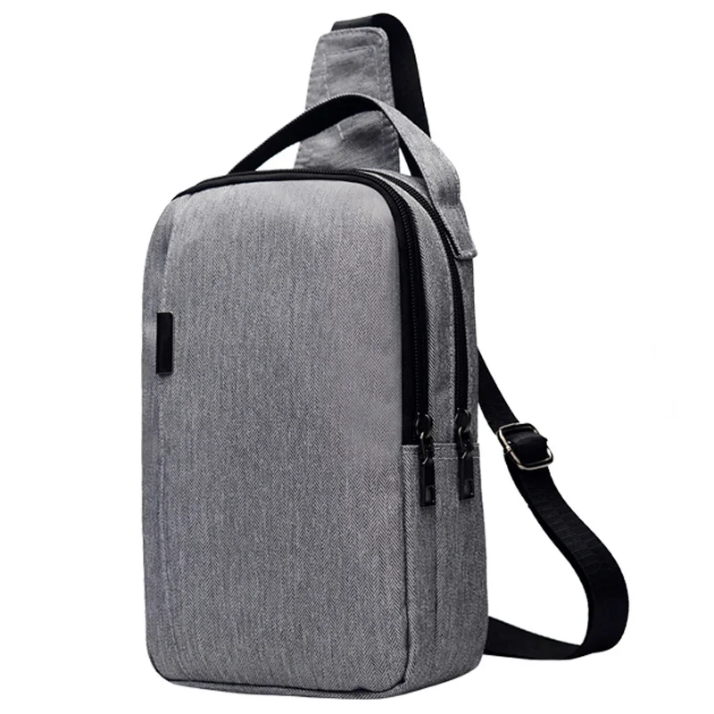 Нейлоновая нагрудная сумка мужская сумка-мессенджер многофункциональная сумка-мессенджер модная уличная нагрудная сумка