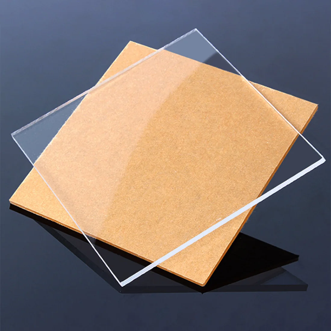 4 стиля акриловая Пылезащитная коробка дисплей коробка Показать чехол с нескользящим ковриком-прозрачный