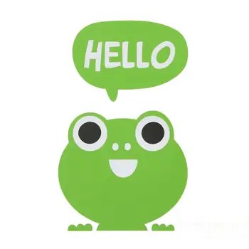 

Lovely Green Frog Switch Stickers Mini Removable Cartoon Animal Wall Stickers For Kids Room