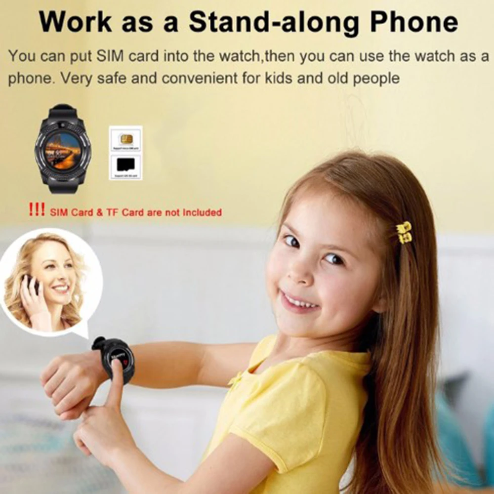 Chamada de Fitness Esportes à Prova Relógio Inteligente Bluetooth Monitor Pressão Arterial Suporte tf Sim Cartão Pulseira Masculino Mulher Dwaterproof Água Smartver v8 - Image 4