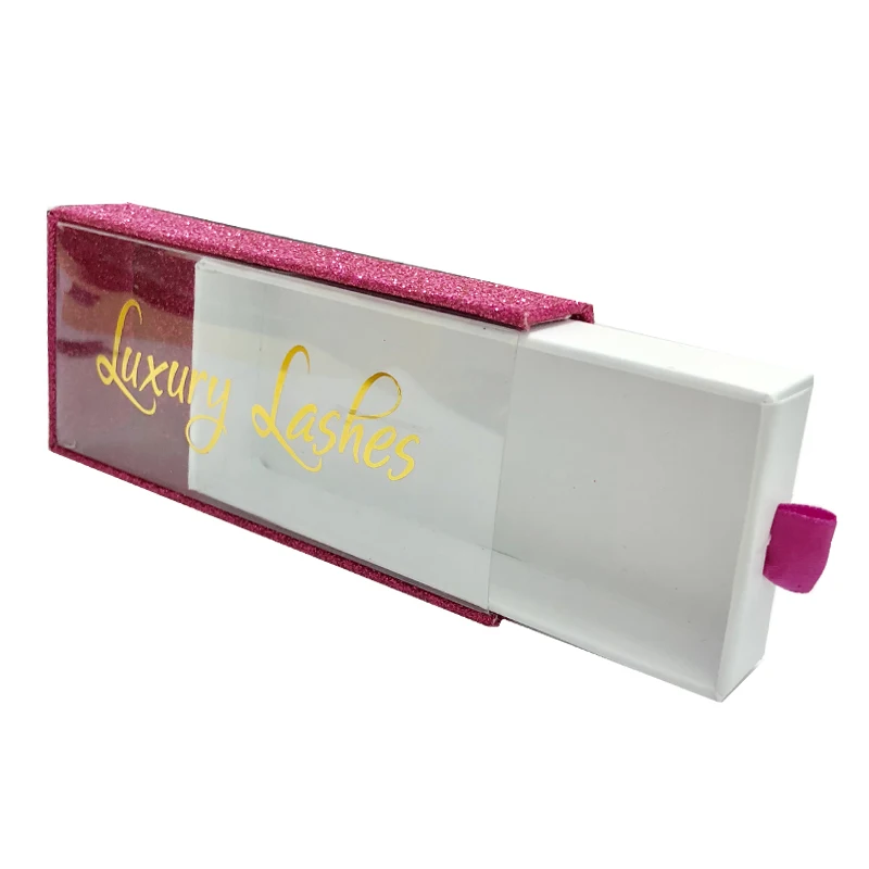 US $208.56 Mink Lashes Packaging Empty Box Magnetic Glitter Boxes For 3d Mink False Eyelashes