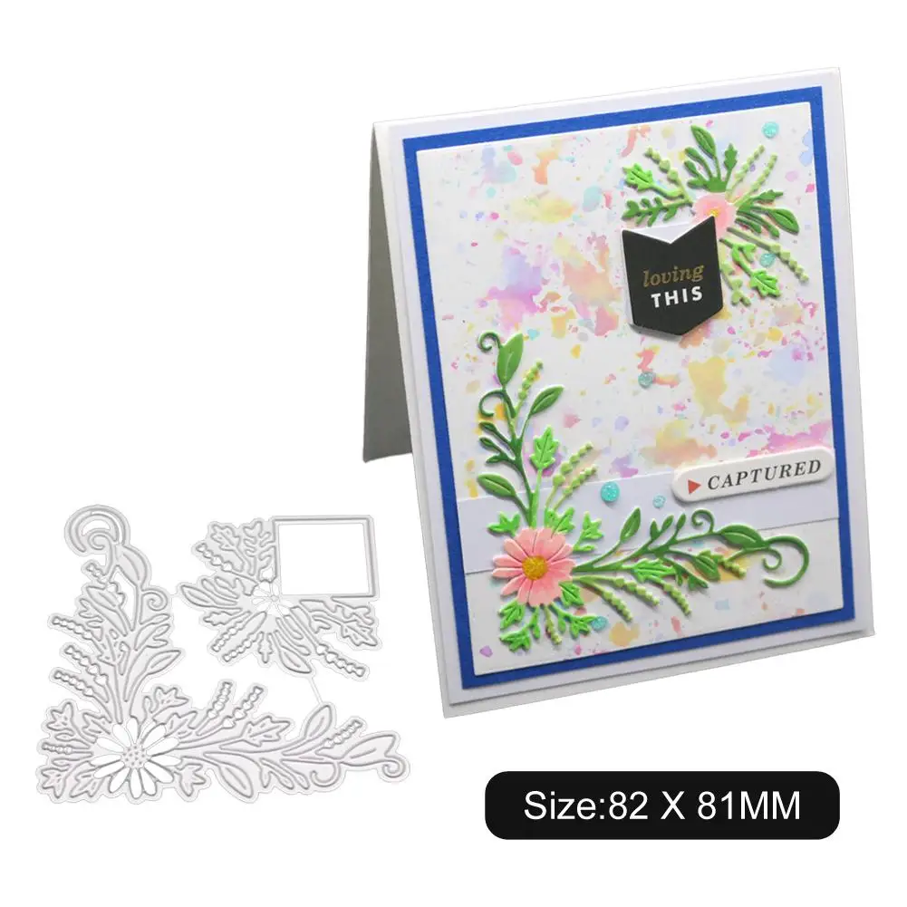  Yfashion DIY Carbon Steel Cutting Dies for Scrapbook Background Envelope Invitation Lace Decor - 4000108190384