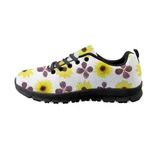 NOISYDESIGNS Новая обувь мужской подсолнечника Цветочный Принт Кроссовки Для мужчин светильник Повседневное Tenis обувь для Для Мужчин Весенняя мужская обувь