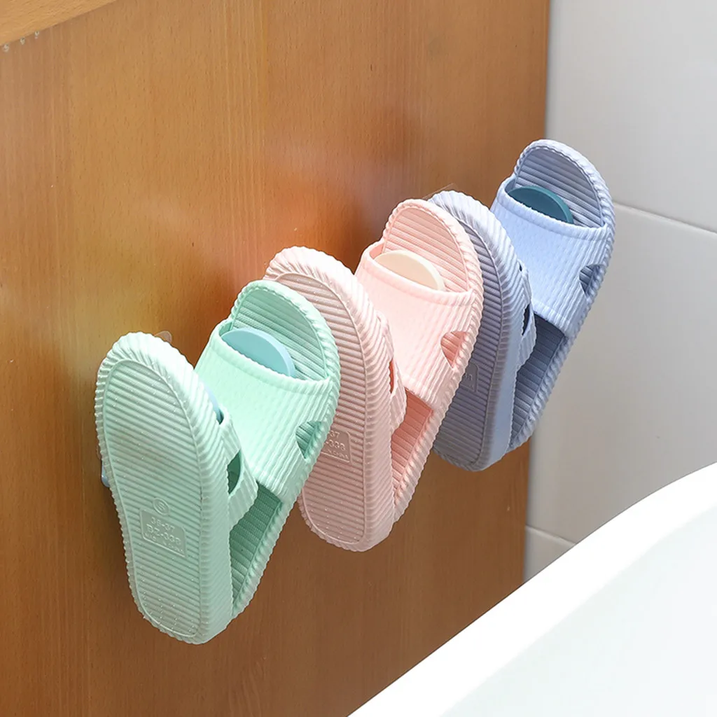 

Wall-Mounted slipper Shoe Organizer Door Hanging Shelf Rack Storage Shoes Holder Space Save Shoebox Home organizador zapatos