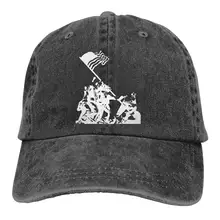 Бейсбольная кепка для мужчин и женщин с регулируемой застёжкой в стиле хип-хоп из джинсовой ткани