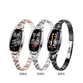 

intelligent Bracelet female color screen heart rate meter step monitoring Bluetooth mobile Bracelet