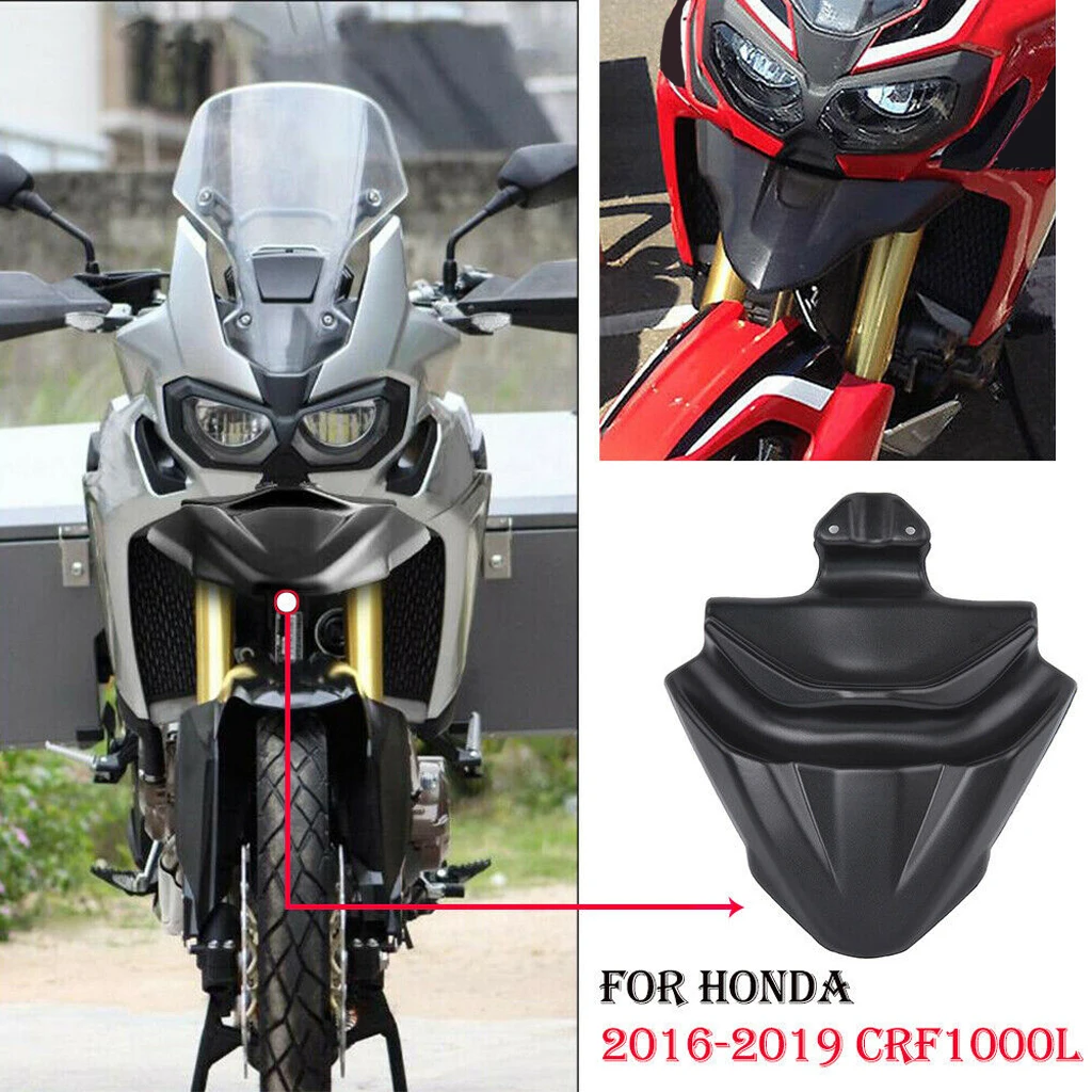 Для Honda CRF1000L CRF 1000L мотоцикл передний нос обтекатель крыло клюв расширение расширитель крышка колеса Хомут(черный