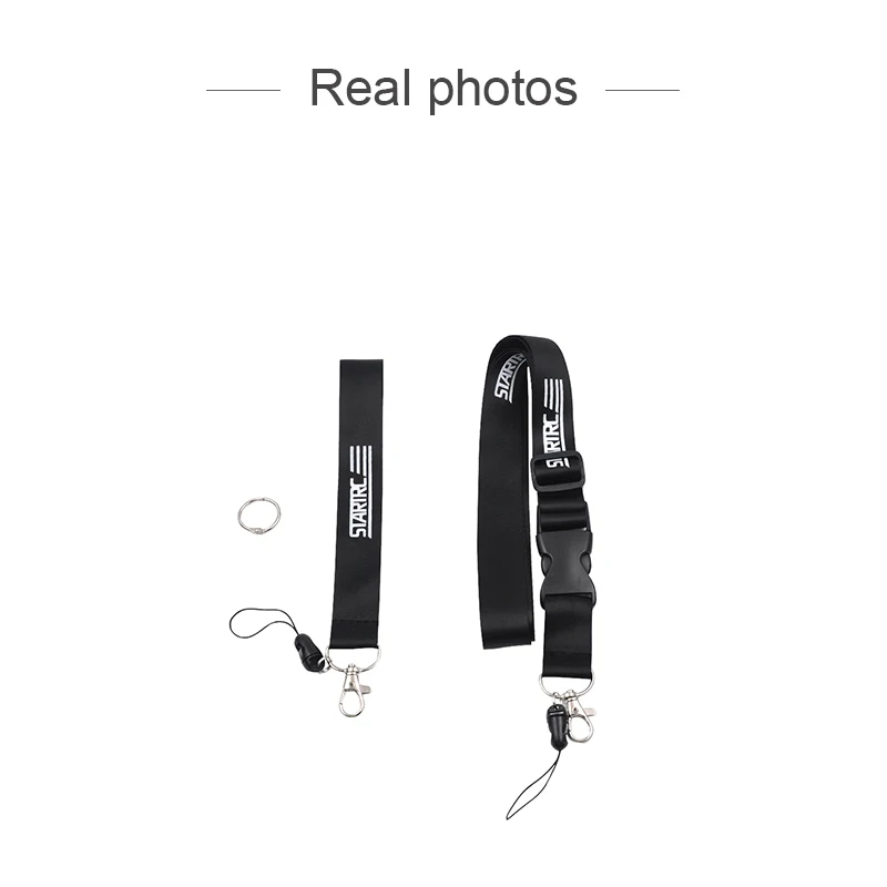   2 Color lanyard Neck Strap & Hand Wrist Border lanyard strap Set For DJI OSMO Action Gopro Sports camera Accessories (9)