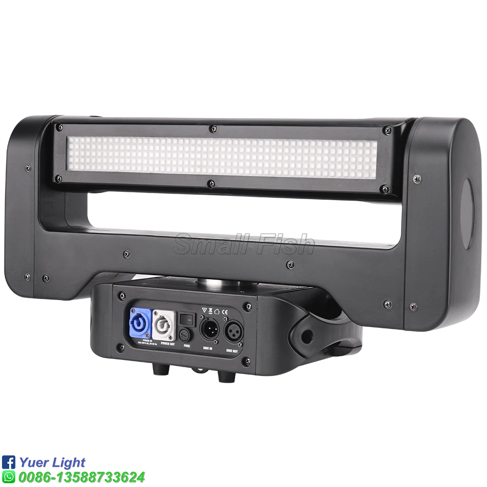 2 шт./лот 140 Вт DMX 512 светодиодный RGB Стробоскоп мигающий движущийся головной светильник DJ диско сценический SMD светильник для вечерние клубов и баров