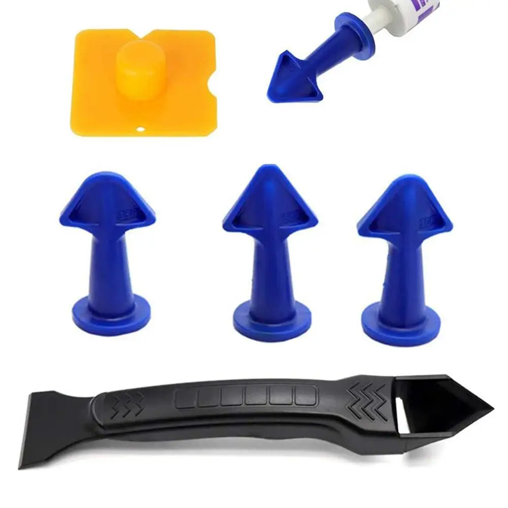 

Corner Caulking Nozzle Applicator Grout Scraper Joint Finishing Tool Glass glue squeegee to beautify the effect of glass glue