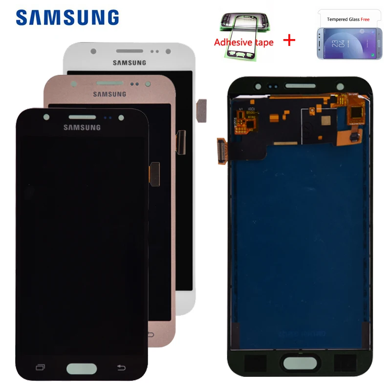 Скидка AAA для samsung GALAXY J5 J500 J500F J500FN J500M J500H 2015 ЖК дисплей с кодирующий преобразователь сенсорного экрана в сборе Бесплатная доставка