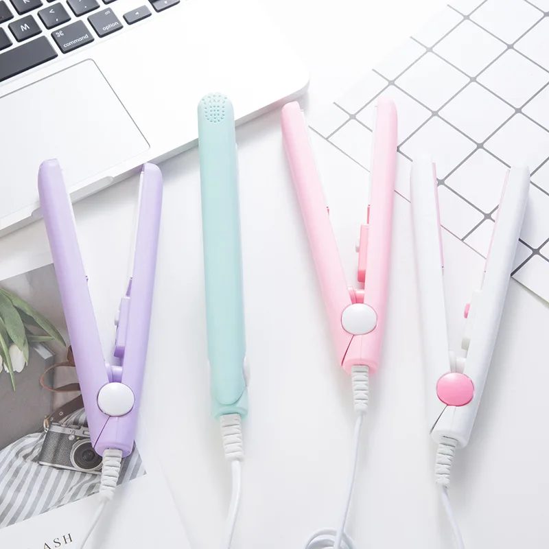 Mini Hair-Straightener Curling Iron-Hair Flat-Iron New