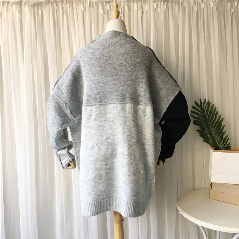 Autumn Luxury korean Women Knit Fringed Sweater