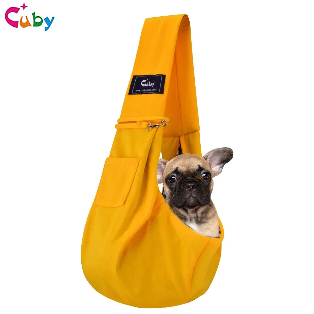 Pet portador de perro cachorro bolso para los transportistas mochila Manos libres cabestrillo para perros, gatos, conejito de algodón transpirable mochila portamascotas grande