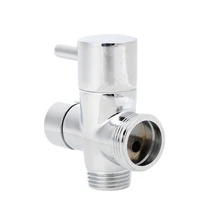 1/" латунный душевой рычаг переключающий клапан для ванной универсальная Душевая система хром 2 способа