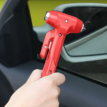 

Car Safety Emergency Escape Hammer Window Breaker Seatbelt Cutter Rescue Tool R2LC