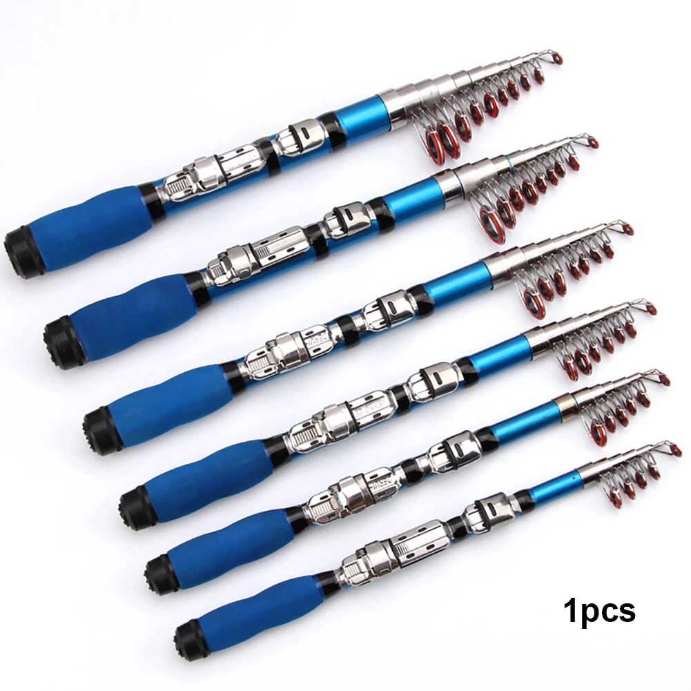 

High Strength Carbon Fiber Mini Telescopic Space Saving Accessories Outdoor Easy To Use Fishing Rod Lightweight Tool Portable