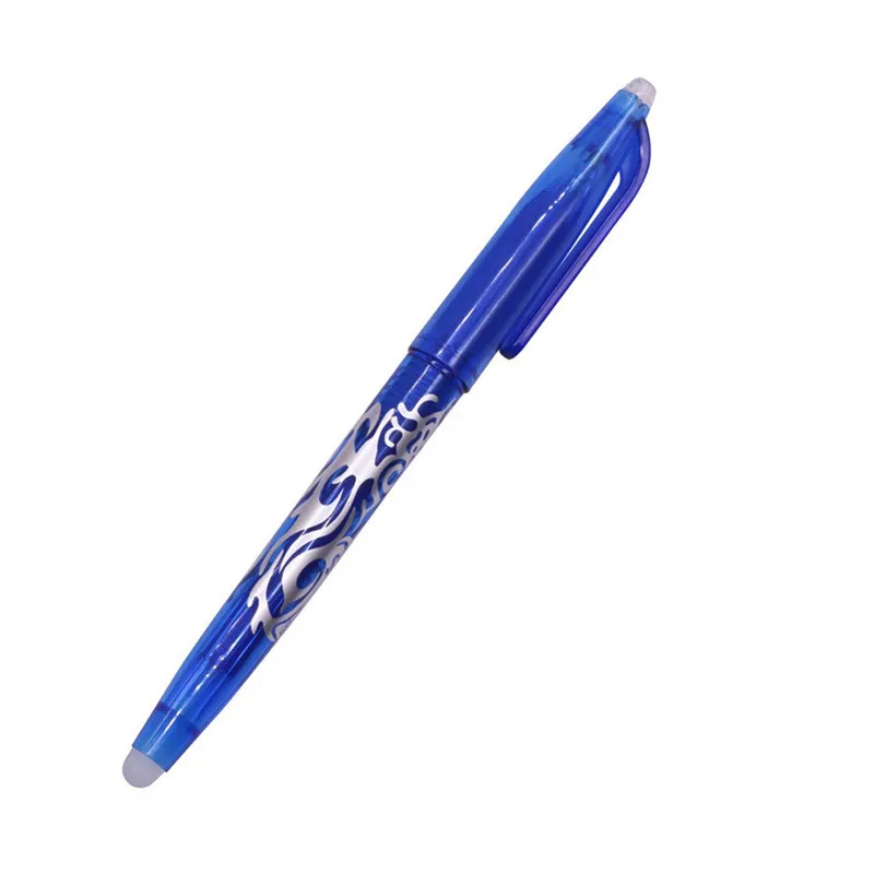 8 шт стираемая шариковая ручка 8 цветов гелевая ручка 0,5 мм ручка для письма студент, школа, офис ручка подарок на праздник ручка обучающее оборудование - Цвет: Pen Blue