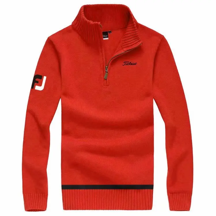 Мужской спортивный свитер с длинным рукавом для гольфа, 3 цвета, одежда для гольфа, S-XXL
