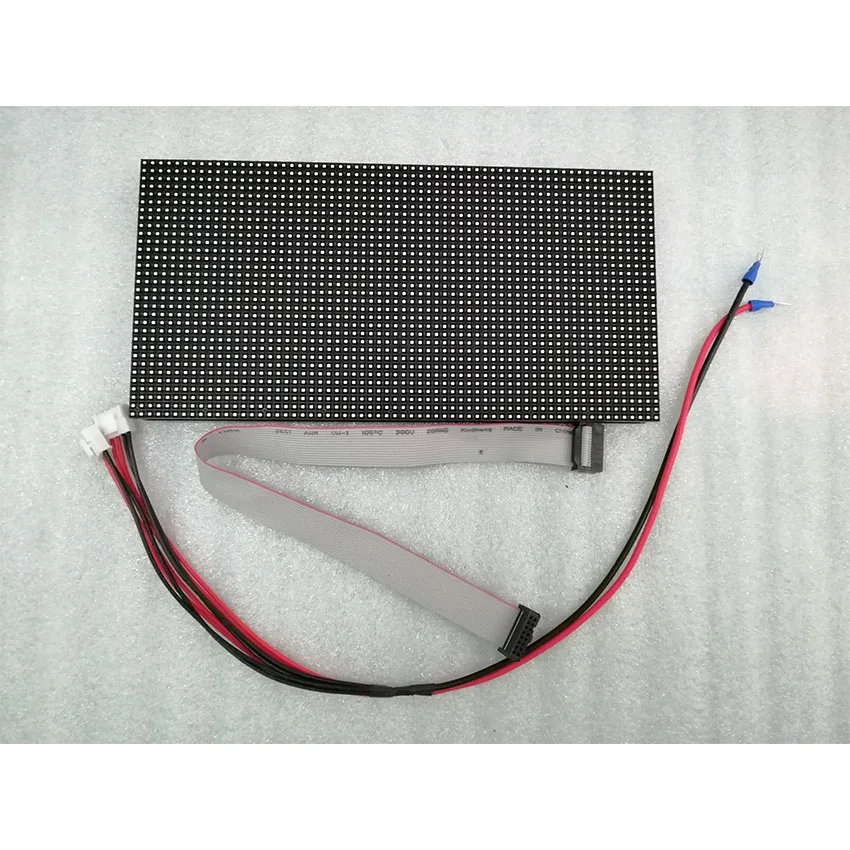 Módulo LED de matriz de puntos P2.5, 128x64, SMD, P4, P5, P10, vídeo de pared a todo color, 320x160mm, pantalla LED de taxi