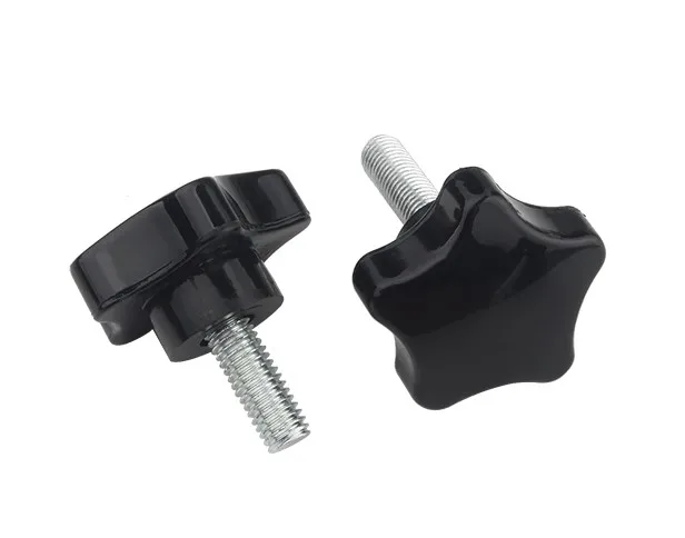 Details about   Plastic M4/M5/M6/M8 female thread seven star shaped head clamping nuts knob fe 