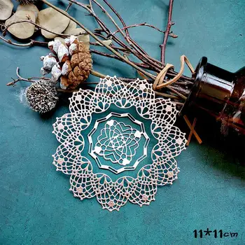 

KSCRAFT Flower Doily Metal Cutting Dies Stencils for DIY Scrapbooking Decorative Embossing DIY Paper Cards
