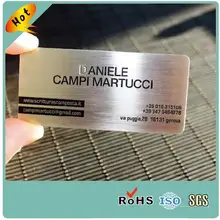 High Precision Laser Etched Metal Business Cards