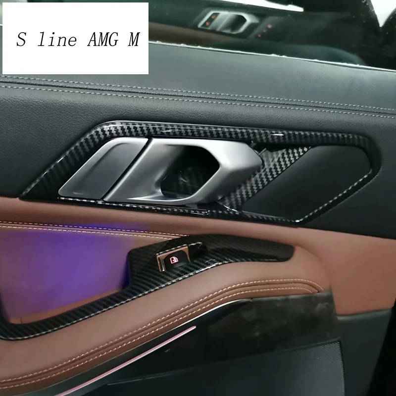 Автомобильный Стайлинг из углеродного волокна для BMW X5 G05 2019 Чехлы межкомнатных