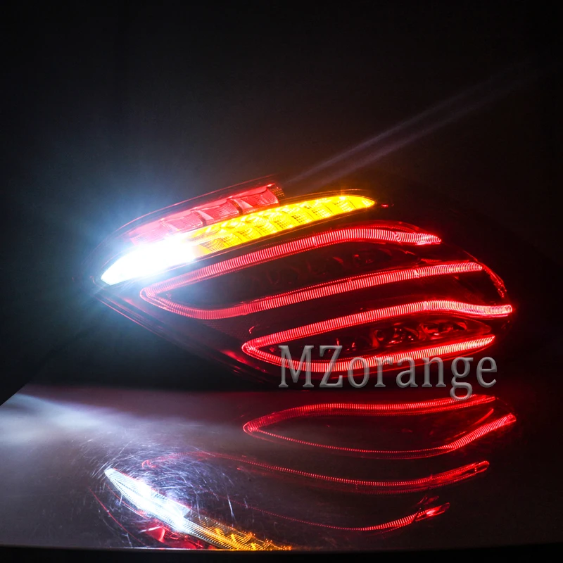 Для Mercedes-Benz C-class W205- задний светильник тормозной светильник заднего бампера светильник противотуманный фонарь задний стоп-сигнал хвост светильник s
