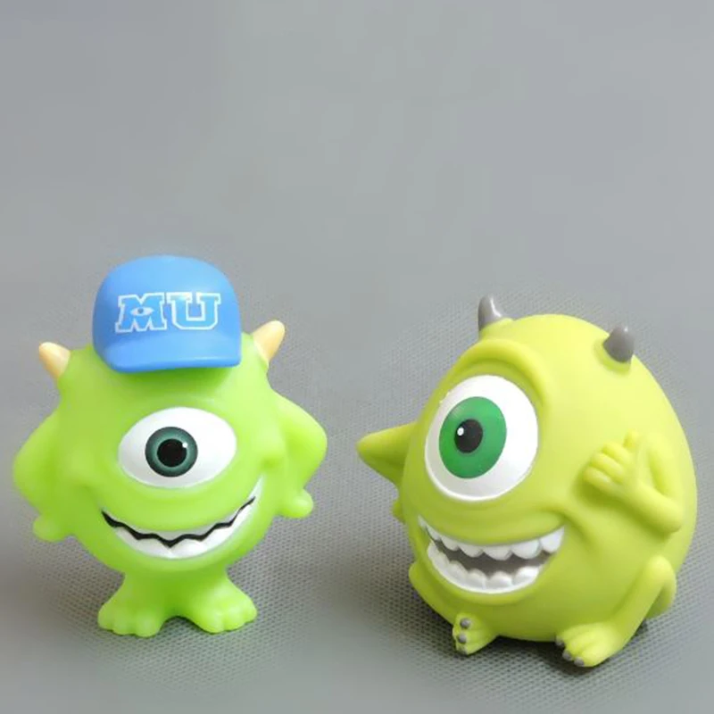 1 шт. Kawaii Monsters Inc Монстры университет фигурку игрушки Майк Вазовски большие глаза кукла модель орнамент игрушка для детей подарок