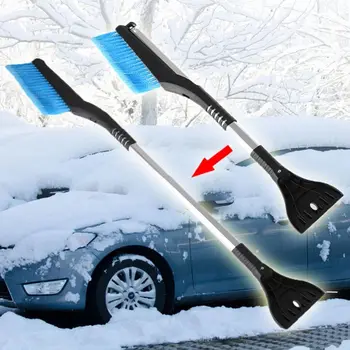 

Universal Extendable Car Snow Ice Scraper Vehicle Windshield Windscreen Snow Shovel Removal Brush Cleaning Tool