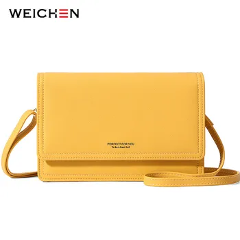 

WEICHEN Multi-Function Women Shoulder Bag & Clutch Flap Envelope Female Crossbody Bags Bolsa Messenger Sac Forever Young Handbag