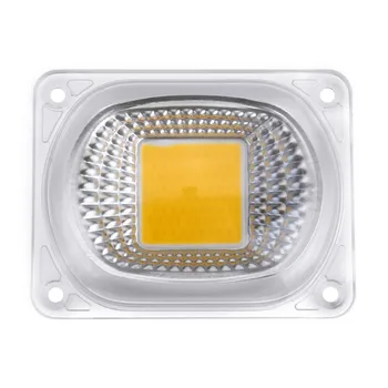 

CLAITE 10pcs High Power 50W Warm White LED COB Light Chip with Lens for DIY Flood Spotlight AC220V Sources for Flood Light