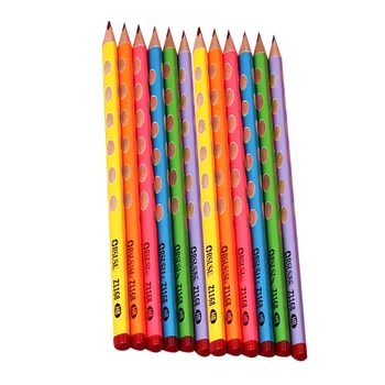 

30PCS Creative Student Pencils Wooden HB Pencils Pen Holding Gesture Correction Pencil Stationery School Supplies for Kids Child
