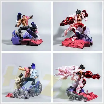 

Anime One Piece Monkey D Luffy & Charlotte Katakuri Painted PVC Action Figure Toys New In Box