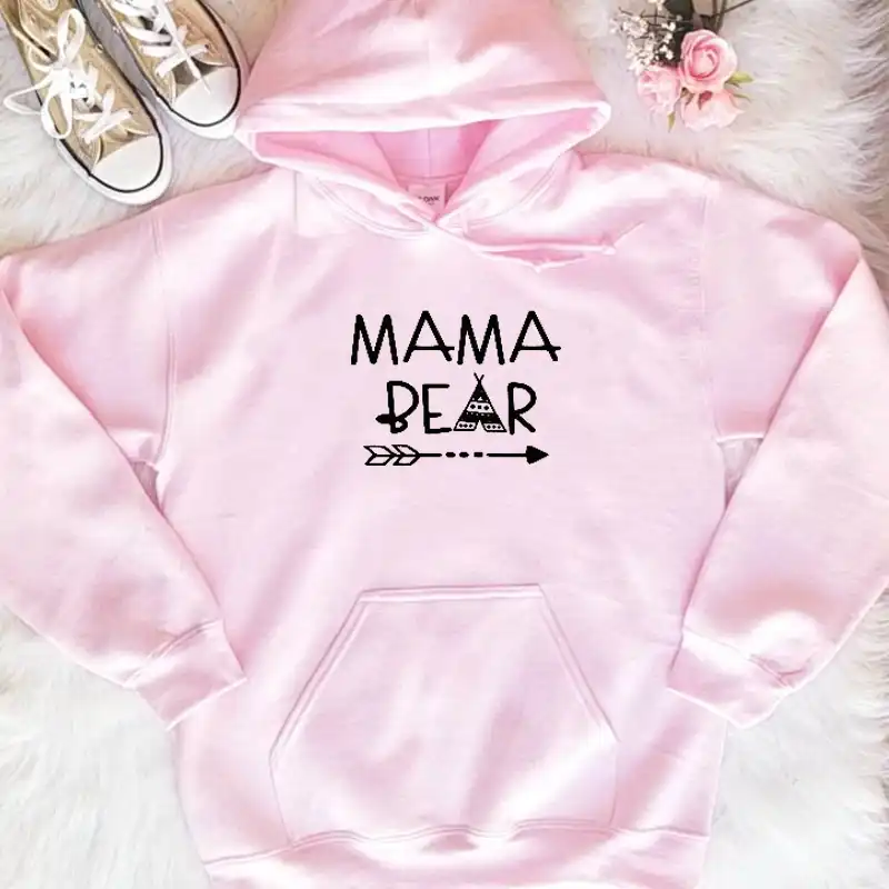 mama bear hoodie plus size