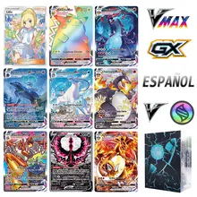 TAKARA TOMY – cartes Pokemon espagnol TAG TEAM GX VMAX, entraîneur d'énergie, jeu de combat, Collection, jouet pour enfants, nouvelle Collection 2022