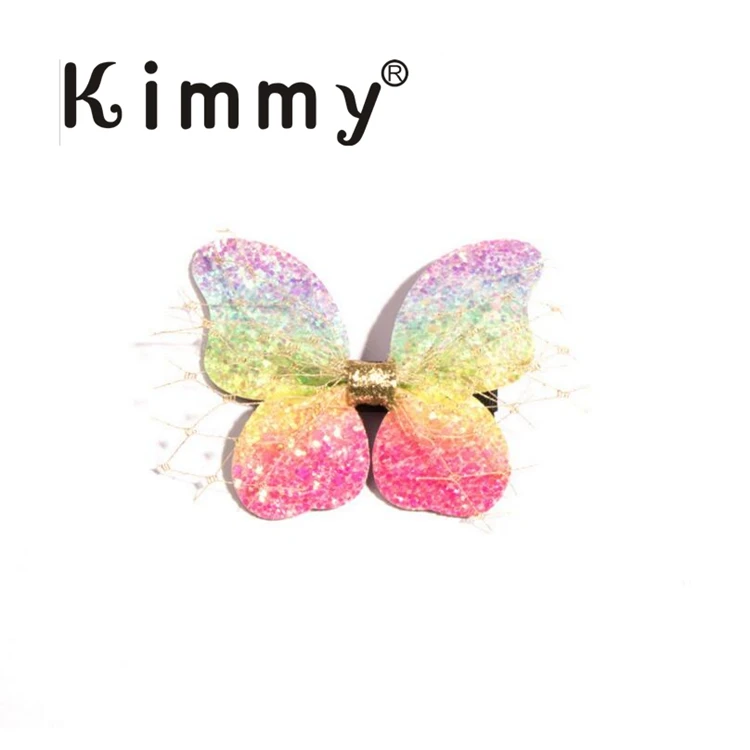 50pcs hot sale Hight quality Birthday Bows Hair Clips Pigtail Bows 2.5" Hair Bow